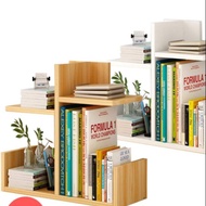 Table top wooden book rack table organizer