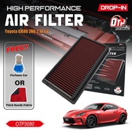 OTP Performance Drop in Air Filter Toyota GR86 ZN8 2.4L L4 Gas Engine 33-3080 Penapis Udara Enjin Ke