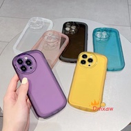 For Vivo V27 Pro V27E 5G Y02 Y02T Y02A Y11 2023 Y75 4G Y73S T1 Y55S 2023 5G Phone Case Candy Color Transparent Soft Cover Camera Protection Case
