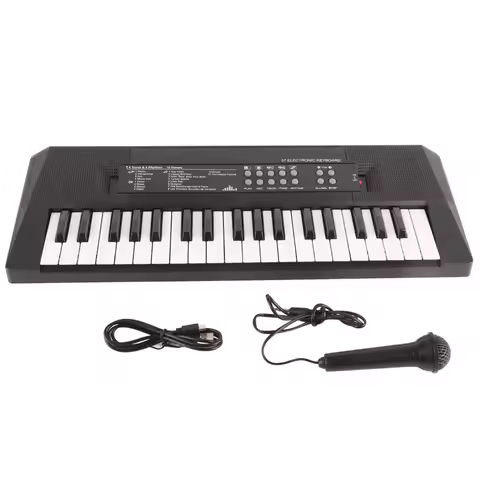 Keyboard Electric Piano Electric Keyboard 37 Key Piano Children's Musical Instrument Microphone Reco