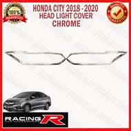 City 2018 - 2020 Head Light Cover Chrome Garnish ( headlight hlc ) ( Honda Car Accessories ) 2019