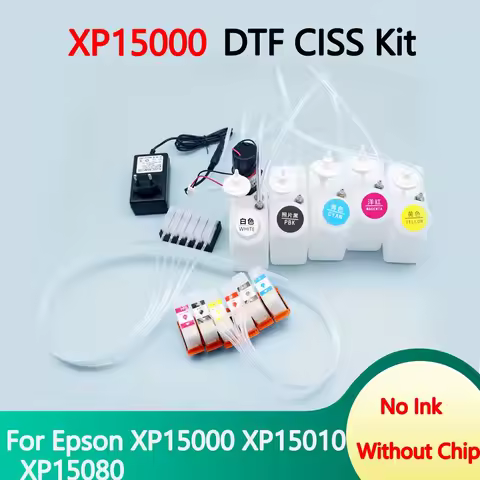 XP15000 DTF CISS Kit For Epson XP 15000 DTF Continuous Ink Supply System White Ink With Stirrer Mixe