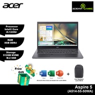 Acer Aspire 5 | A514-55-50WA | Intel® Core™ i5-1235U | 8GB | 512GB | Intel Iris Xe | W11 | 14" FHD Laptop - Tigerlily Red