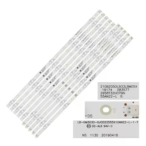LED Backlight strip 10 lamp For PHILIPS 55"TV 55pus7304 55pus6704 55PUS7394 55PUS7504 LB-GM3030-GJ0D