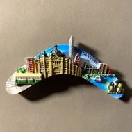 Australia Melbourne Landmark Building Creative Three-Dimensional Darts Travel Commemorative Handmade Painted Magnetic Refrigerator Stickers