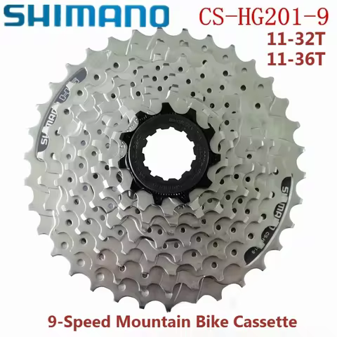 SHIMANO ALTUS CS HG201 Cassette 9s Freewheel 11-32T 11-34T 11-36T Silver MTB Cassette Sprocket K7 Mo