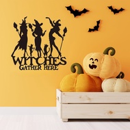 HELLOYOUNG Vintage Witch Metal Sign Wall Art Fall Decor Gift