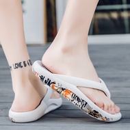 SKYE รองเท้าแตะ สีขาว สำหรับผู้ชาย ขนาด35-46 รองเท้ารัดส้น ไซส์ใหญ่ สไตล์เกาหลี