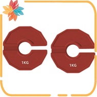 2PCS Gym Micro-Type Plates Dumbbell Fractional Weight Plate Rubber Fractional Weight Plates Plates A