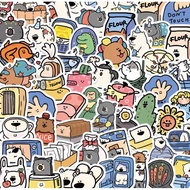 【Ready Stock】10/25 pcs Cute Bear Dog Puppy Sticker for Laptop/Ipad/Phone Sticker Diy Journal Diary Sticker