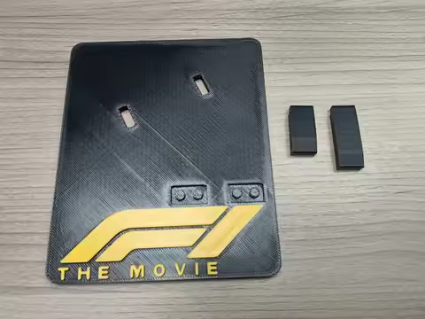 BUILDLY 1/2 Sets Wall Mount Bracket Holder for LEGO APXGP Speed Champions series ]the Minifigure F1 