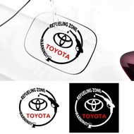 1PC car sticker fuel tank sticker decal car styling accessories, commonly used in Toyota Corolla Yar