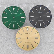 29MM Green Leaf Dial (No Date) Watch Dial Accessories for Only Mingzhu 2813 Movement