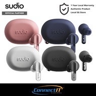 Sudio N3 Pro – ANC Earbuds, 30h Playtime, Eco Design Wireless Earbuds (1 Year Local Warranty)