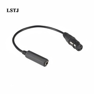[Lstjj] 3-Pin Male XLR to 6.35mm Female Cable 30cm Length XLR to 1/4 Inch Adapter Stereo Audio Trans
