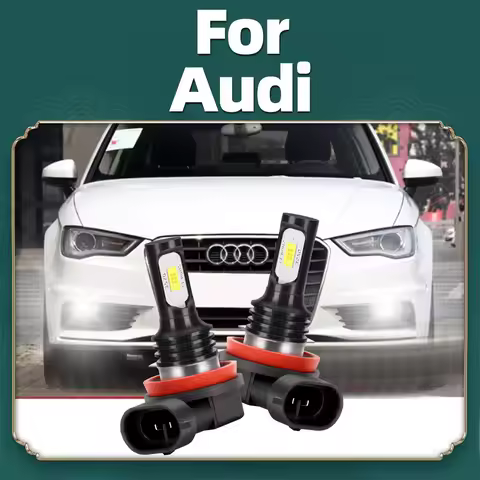 2Pcs For Audi A3 8P 8V A4 B6 B8 B5 A6 C6 C5 80 B7 A5 100 A7 A8 Q5 Q7 TT S6 Canbus H8 H11 LED Fog Lig