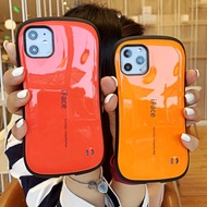 เคสสำหรับ IFace Case พลาสติกแข็งหรูหราสำหรับ iPhone 16 Pro Max 15 14 Plus 12 11 13 Pro เกราะมันวาวแบ