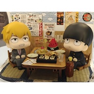 1 mô hình nhân vật hoạt hình Mob-Psycho 100-Shigeo Kageyama & Reigen Arataka bằng nhựa PVC dùng để t