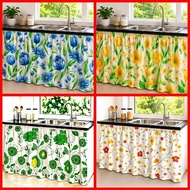 Elegant kitchen sink curtain non ring curtain suksukan 32 inches by 58 inches