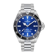 Edox Skydiver Automatic Watch blue/black/steel ED80112 3NM BUI