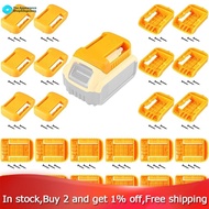 【APE】-24 Pieces Battery Ready Dock Holder Compatible with 20V 60V Battery, Tool Mount Hangers, with 72 Screws Yellow