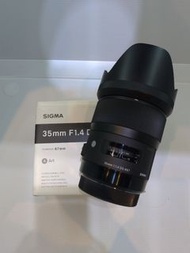 Sigma 35mm F1.4 DG  (Canon mount)