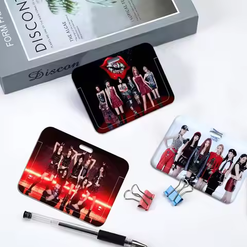 Popular Kpop Group B-Baby M-Monster 1 Pcs Sliding ID Badge With Clear Window ID Card Protector For O