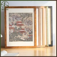 【 Customizable Size 】 A2 A3 A4 Solid Wood Ultra thin Photo Frame Large Size Puzzle Frame 【 Without G