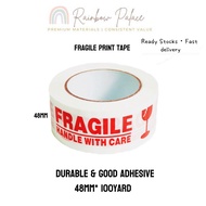 [SG STOCKS] Fragile Adhesive Tape | Fragile Tape Packing Tape