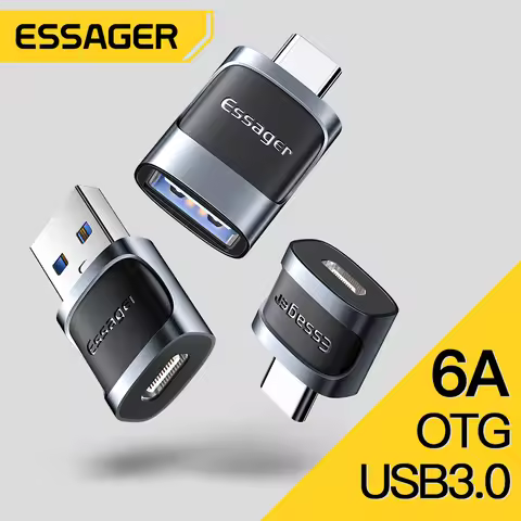Essager OTG Type C To USB Micro USB To Type C Adapter OTG USB To Type C Adapter For Macbook Xiaomi H