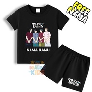 Dhot Children's T-shirt and Pants Set 4G Geng TerawehDesign with free name - Children's T-shirt and 