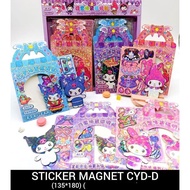CYD-D MAHNET STICKERS CHILDREN'S TOY STICKER/S SANRIO CHARACTER STICKERS