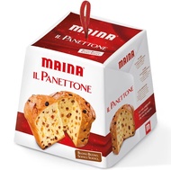 Maina Il Gran Panettone 500 g. ไมย์น่าอิลล์แกรนขนมปังผสมลูกเกดและเปลือกส้มเคลือบน้ำตาล แสนอร่อย ของดีต้องลอง (ขนาด 500 กรัม 1 กล่อง)