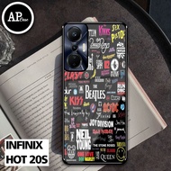 INFINIX HOT 20S Hardcase 2D Glossy Case Motif AE37MBLR Latest Ap Case - Custom Case - Casing - Hardc