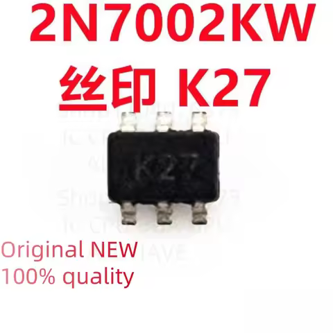 (10-20 uds) nuevo 2N7002KDW marca superior K27 SOT-363 modo de mejora de canal N mosfet IC Chip elec