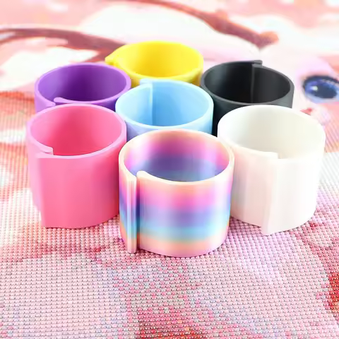 2pc Diamond Painting Canvas Roll Holder - Space-Saving, Durable Plastic Organizer for Crafting Suppl