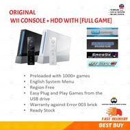[ORIGINAL] Nintendo Wii Full Set Console With 120GB HDD Full Game