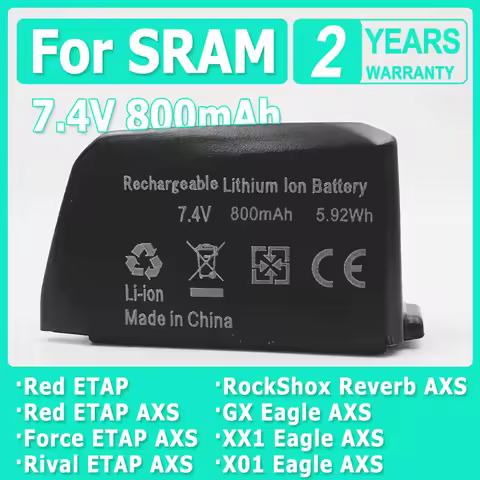 New 800mAh Battery For SRAM force XX1 X01 GX eagle AXS rival red black axs etap RockShox Reverb fron