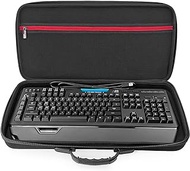 ANALOG CASES Logitech G910 / G613 Gaming Keyboard Case, fits Corsair K70 / K100 / K95 - Custom-Fitted Compact PULSE Hard Case for Travel