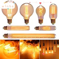 WINTE Vintage Retro Bulb E27 holder 40W Antique Incandescent Ball light Decoration Edison Lamp