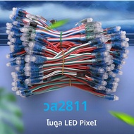 DC5V/12V 12 มม.WS2811 สีพิกเซล LED String ไฟ IP68 กันน้ํา RGB ดิจิตอลแอดเดรส LED โมดูล 50/100/1000 P