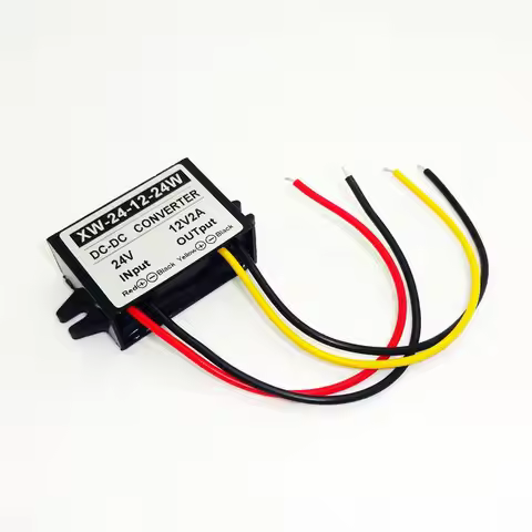 waterproof DC DC buck convertor,DC24V input,DC12V/2A/24W output
