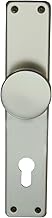 Alpertec Tanja 40364130K1 Aluminium Button Plate Silver Anodised PZ 72 mm Knob Diameter 51 mm Handle