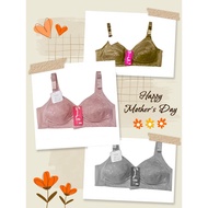 Lidily Lace Bra Without Wire L 021 Large Cup Size 34--44