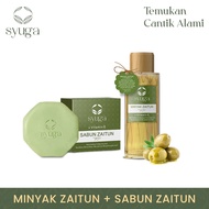 Syuga Minyak Zaitun 150ml/ Bar Soap 100gr / Lulur Zaitun 100g