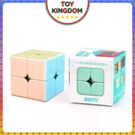 Rubik 2x2 Macaron Pastel MoYu MeiLong Rubik's Cube 2x2x2 Stickerless Assembling Puzzle Toy
