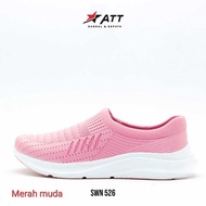 Rumahkaki - Sepatu Wanita Slip On ATT SWN 526 Karet Lentur Ringan Anti Slip Tanpa Tali