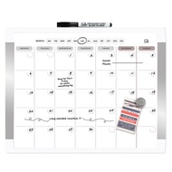 Quartet White Frame Magnetic Planner 11"x14" (#mhop1114)