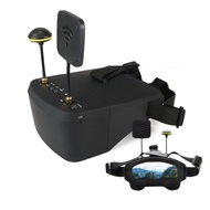 SoloGood EV800D FPV Goggles with DVR 5 Inch 5.8Ghz 40CH 800x480 Diversity Video Headset Build in Bat