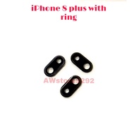 Camera Lens Lens and Camera Glass IP 8 Plus With Ring / IP 8+ With Ring / IP8+ With Ring